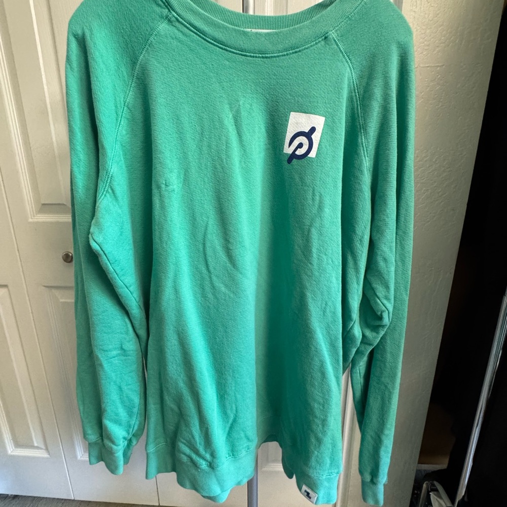 Peloton Teal Sweatshirt with Logo